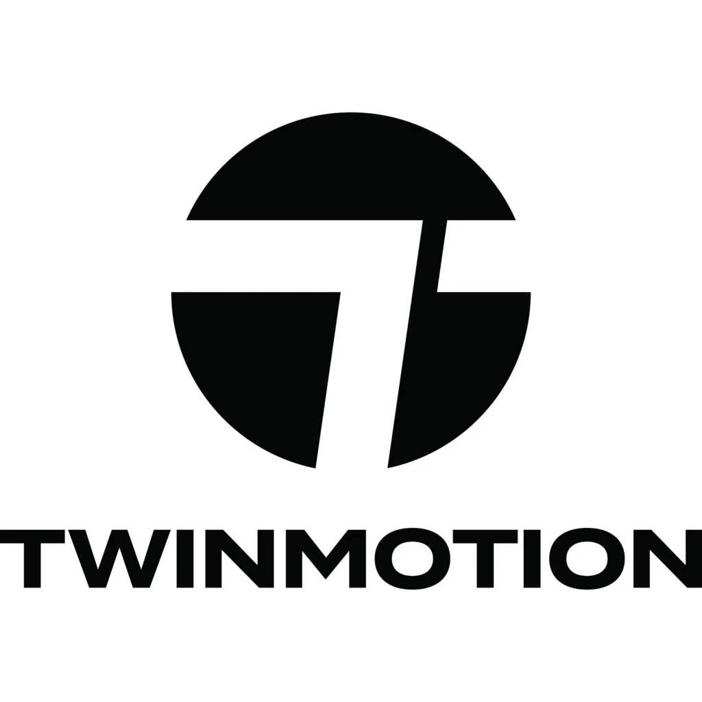 Twinmotion Logo Vertical Black